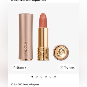 NWT Lancôme LAbsolu Rouge Intimatte 340 Love Whispers Lipstick